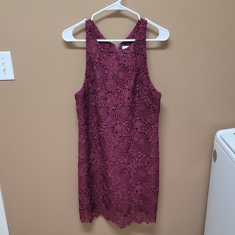 Wayf Floral Lace Mini Dress 💜❤️